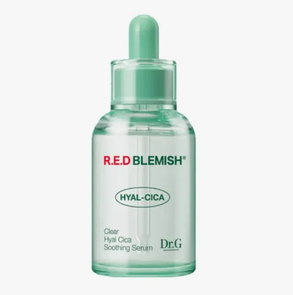 Dr.G Red Blemish Clear Hyal Cica Soothing Serum calming irritated and sensitive skin.