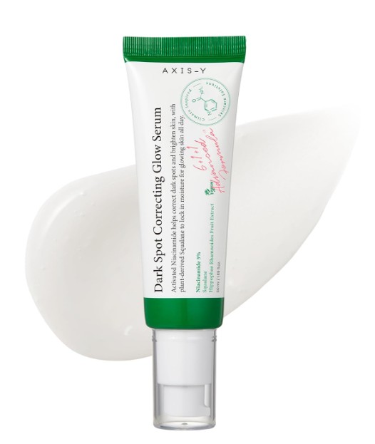 AXIS-Y Dark Spot Correcting Glow Serum, a niacinamide-based Korean skincare solution for hyperpigmentation.