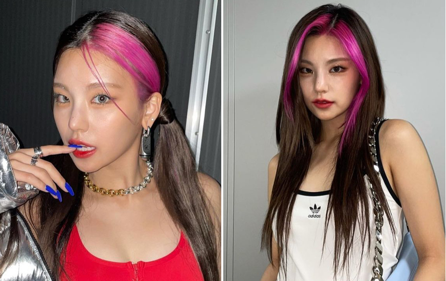 Secret two tone hair color korean trend