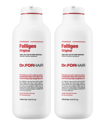 Dr.ForHair Folligen Original Shampoo red bottle)
