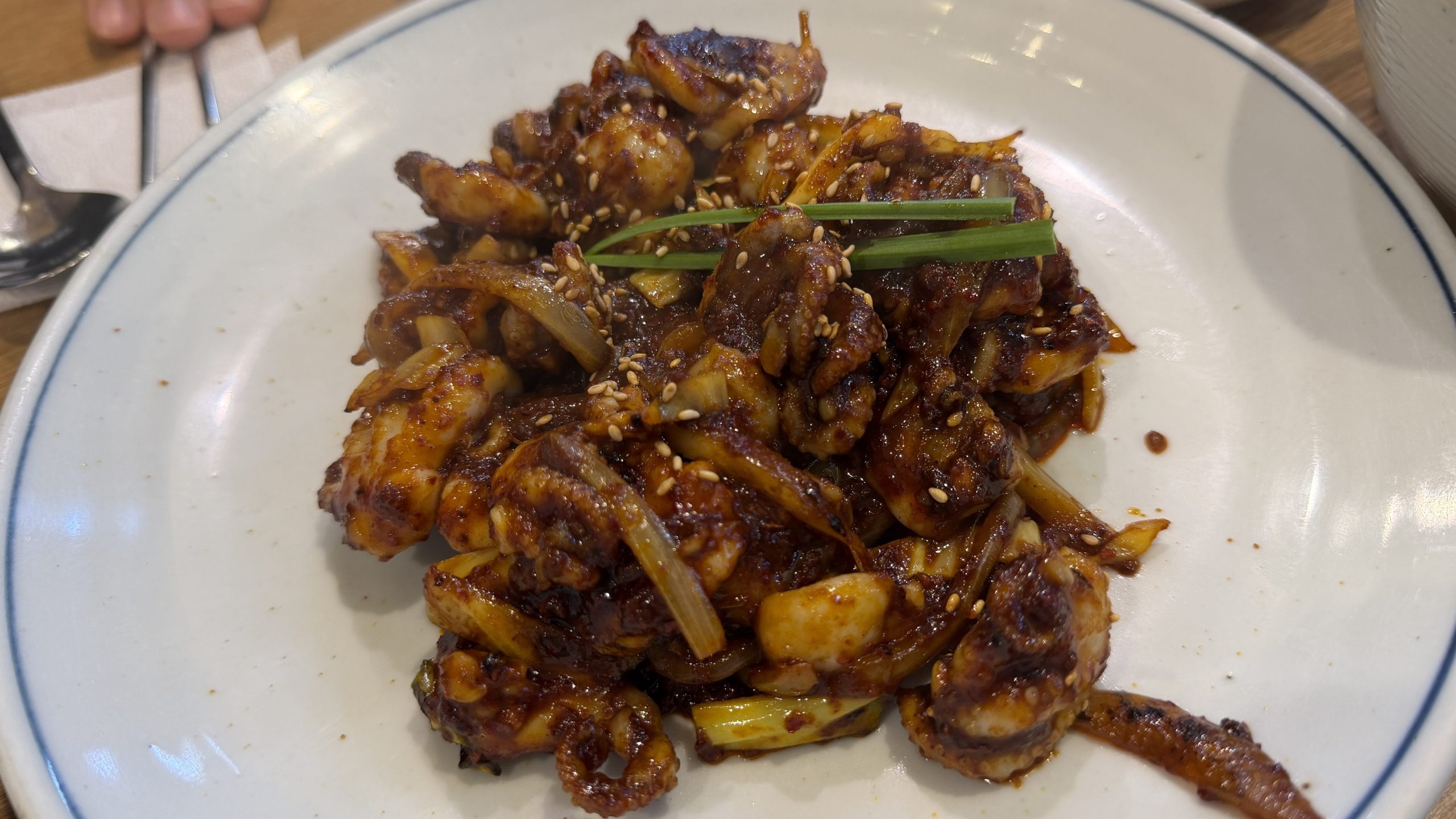 spicy korean baby octopus