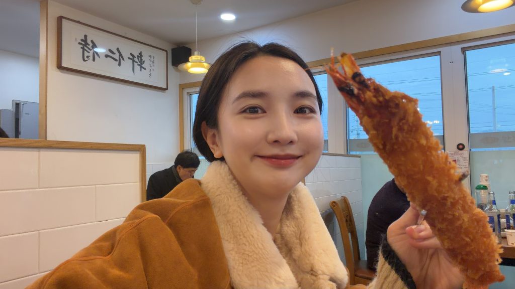 king prawn tempura korean food