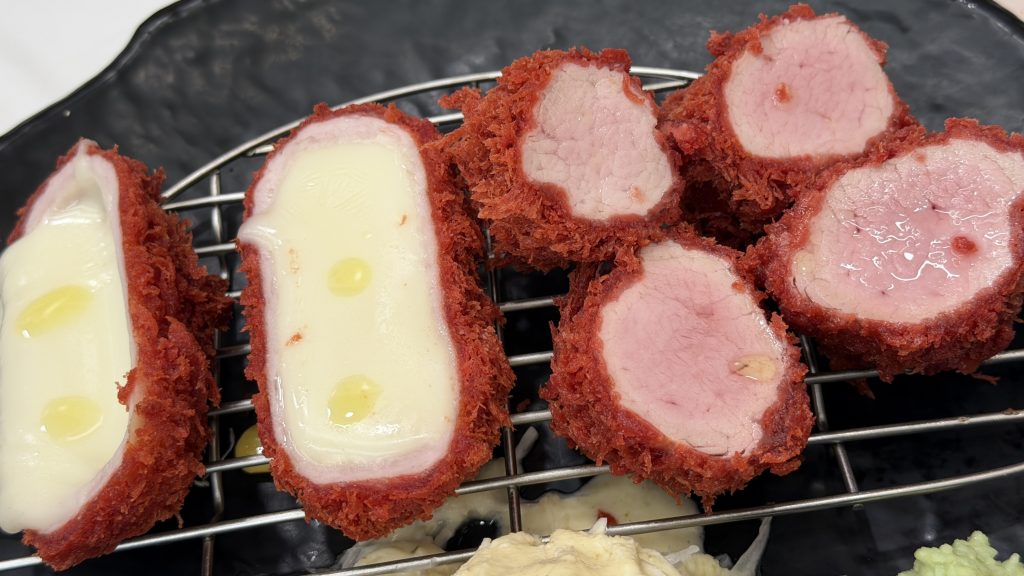 korean red yeast rice pork cutlet